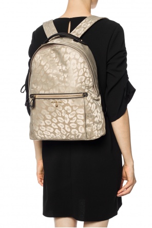 'kelsey' leopard print backpack, zdjęcie 2 'kelsey' leopard print backpack od Michael Kors